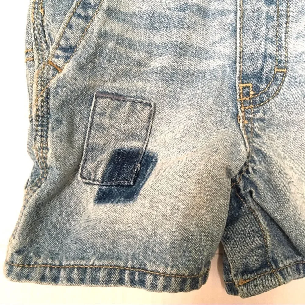 OshKosh B’Gosh denim jean overalls 12 M‎